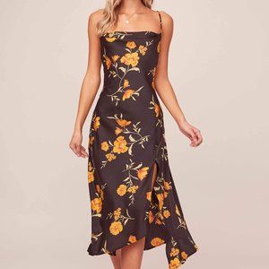 GAIA FLORAL MIDI DRESS